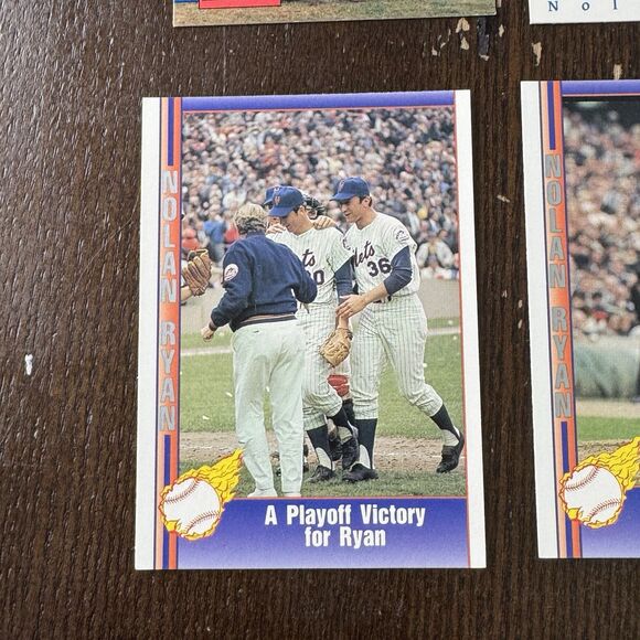 Nolan Ryan 12 Card Lot NM With Pacific Bloody Lip Real Gamer #92 & 1984 Topps - Picture 11 of 13